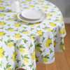 Cucina Lemons Round Tablecloth