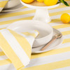 Cucina Lemon Stripe Rectangular Tablecloth