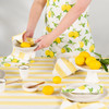 Cucina Lemon Stripe Rectangular Tablecloth