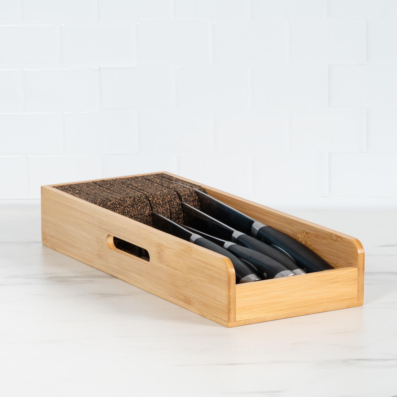 Robinsons Bamboo Knife Storage Tray